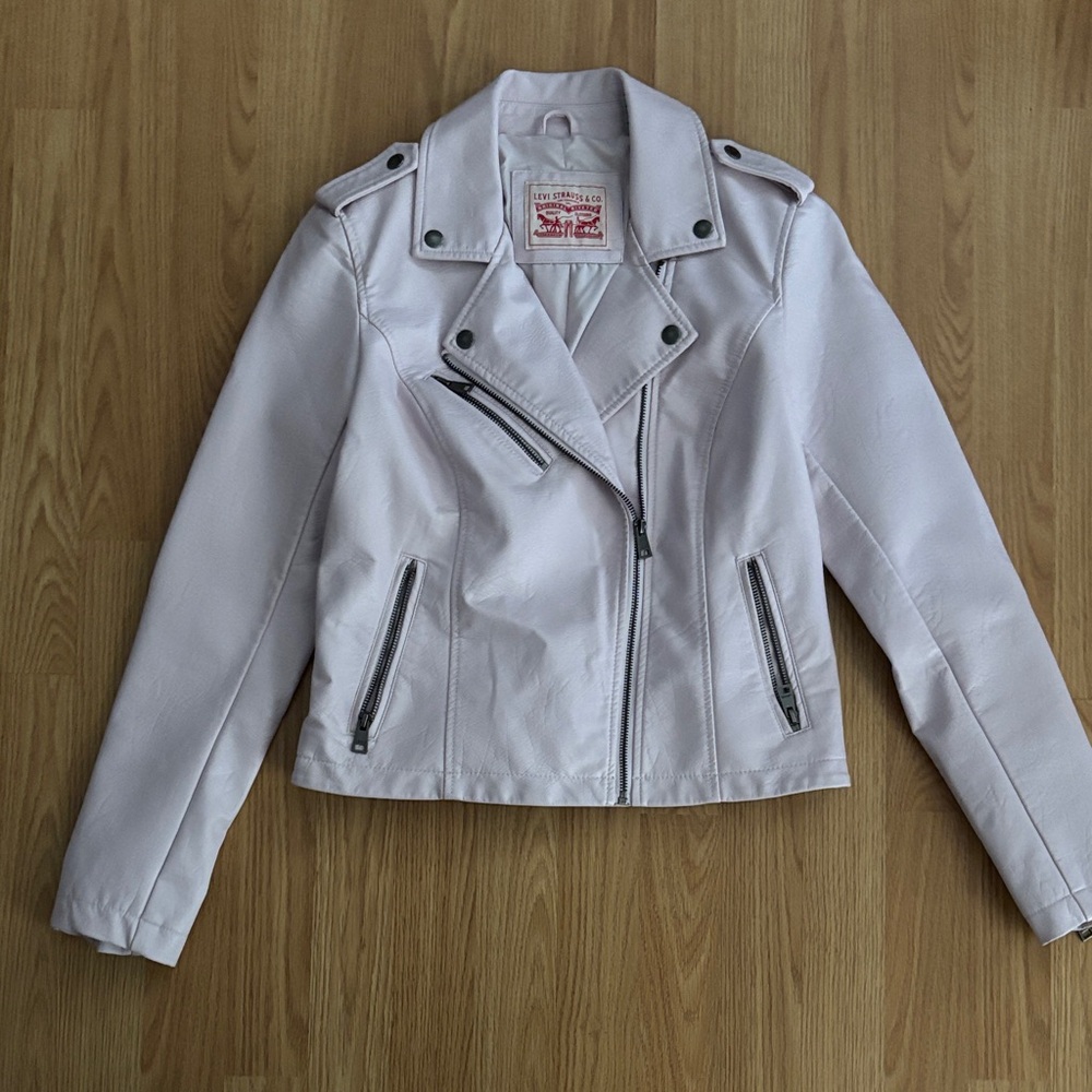 Levi's Soft Pink Leather Jacket